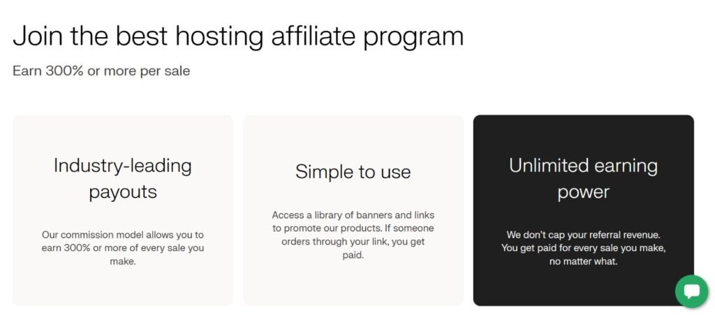 Hosting Solutions Offered