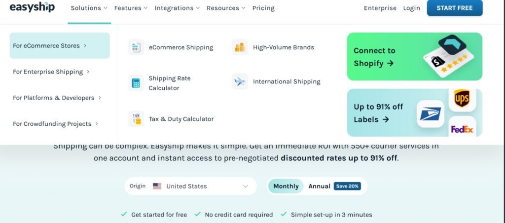 Shipping Solutions & Integrations