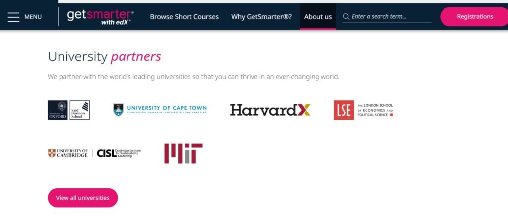 Partner Universities and Institutions