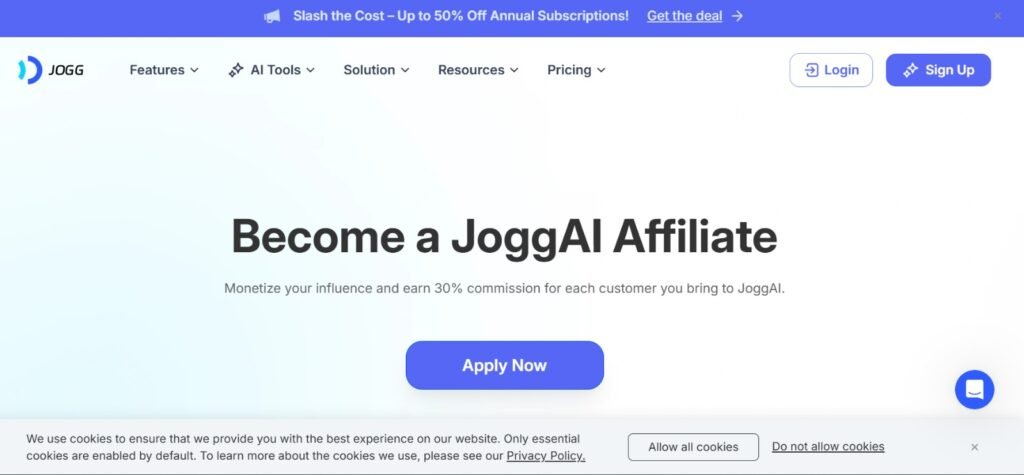 JoggAI Affiliate Program Review
