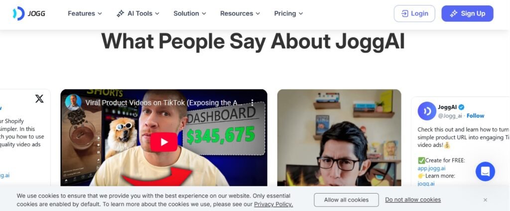 what people say about JoggAI Affiliate Program